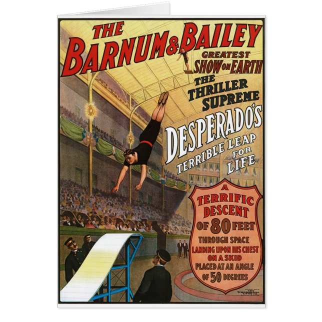 Barnum and Bailey Desperado's Leap for Life (Front)