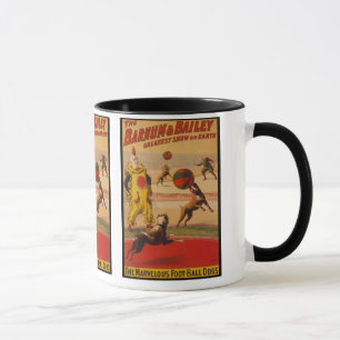 Barnum & Bailey Circus Foot-Ball Dogs Mug