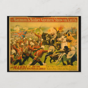 Barnum & Bailey Circus Poster Postcard