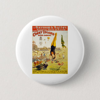 Barnum & Bailey Coney Island Water Carnival 2 Inch Round Button
