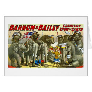 Barnum & Bailey - Elephants - Vintage Ad