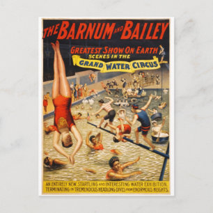 Barnum & Bailey Greatest Show on Earth Postcard
