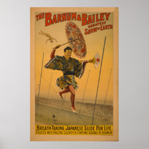 Barnum & Bailey Slide pour Life Circus Poster
