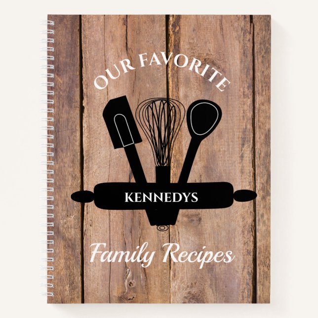 Barnwood Favourite Family Recipes Cookbook Notebook (Front)