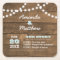 Barnwood Lights Aqua Personalized Wedding