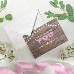 Barnwood Lights Bat mitzvah rose Merci Note