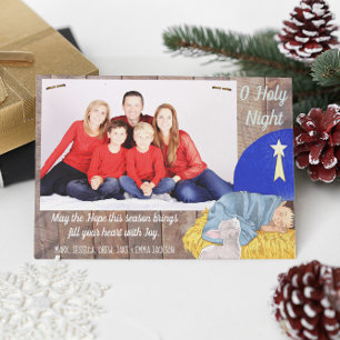Barnwood Manger Carte de Noël