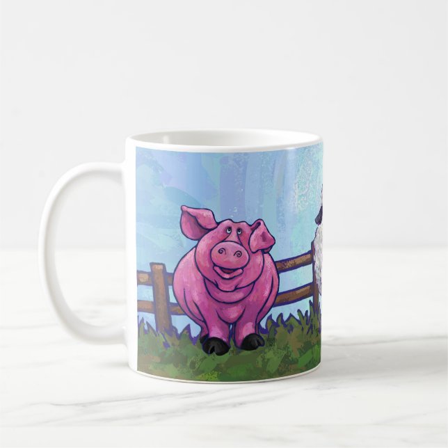 Barnyard Animal Mug Ciel bleu (Gauche)
