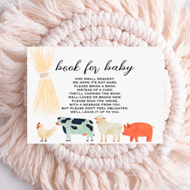 Barnyard Animals - Book For Baby Insert Card (Creator Uploaded)