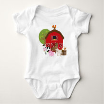 Barnyard baby jersey bodysuit