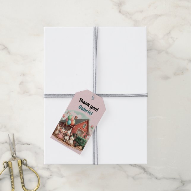 Barnyard Bash Gift Tags 🎁🐄 (With Twine)