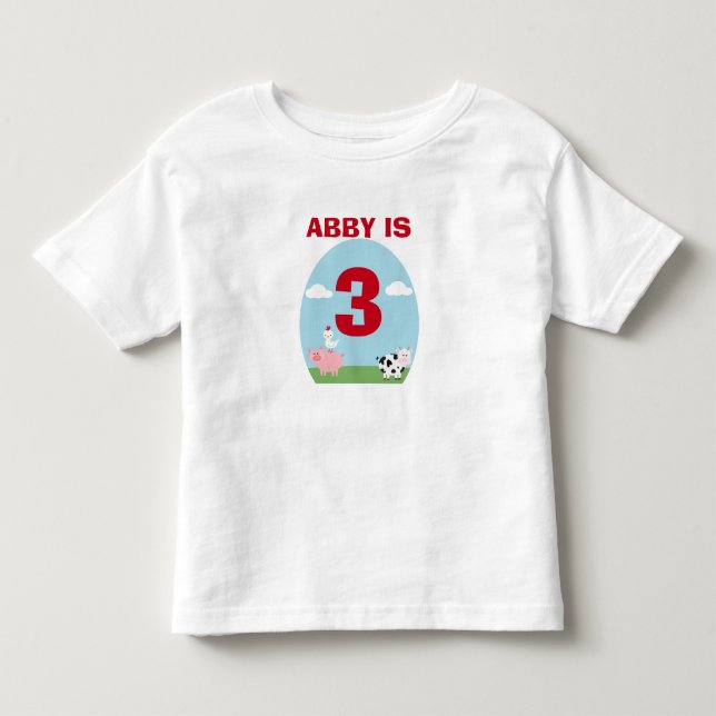 Barnyard Bash Toddler T-shirt (Front)