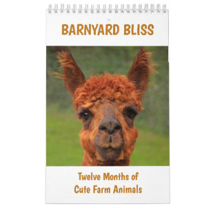 Barnyard Bliss Farm Animal Calendar