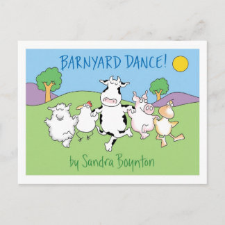 BARNYARD DANCE! postcard by Sandra Boynton