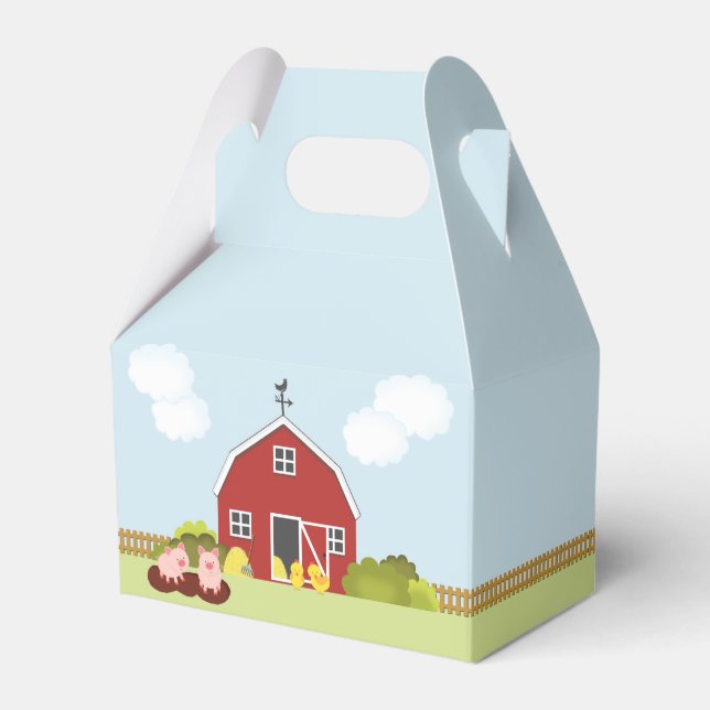 Barnyard Favor Box (Front Side)
