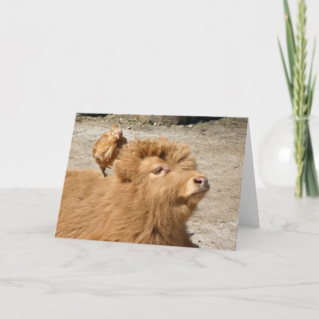 Barnyard friends card (Front)