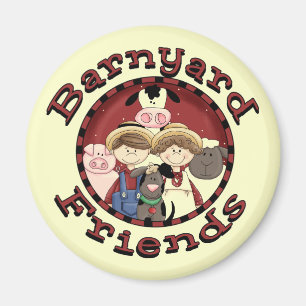 Barnyard Friends Tshirts and Gifts Magnet