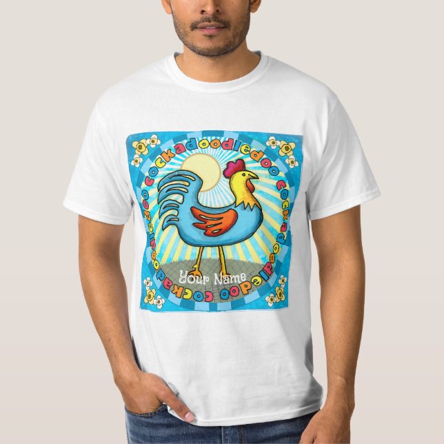 barnyard Rooster T-Shirt (Front)