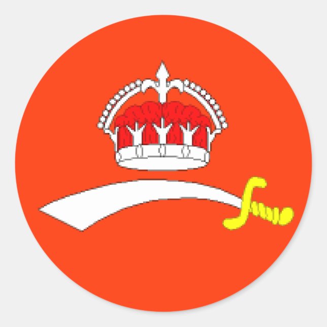 Baroda, India Classic Round Sticker (Front)