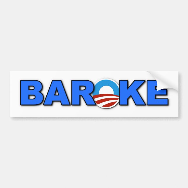 BAROKE BUMPER STICKER (Front)