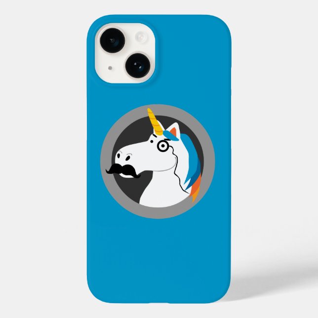 Baron Cornelius Unicorne avec coque iphone Moustac (Verso)