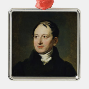 Baron Francois Pascal Simon Gerard Metal Ornament