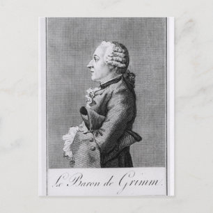 Baron Friedrich Melchior Grimm Postcard