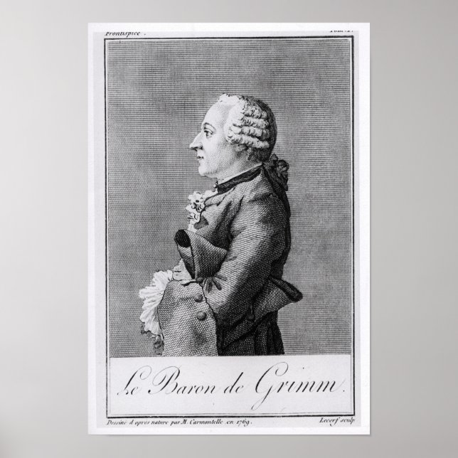 Baron Friedrich Melchior Grimm Poster (Front)