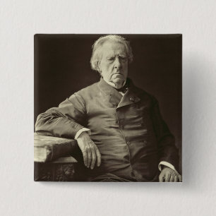 Baron Isidore Justin Severin Taylor (1789-1879), f 2 Inch Square Button