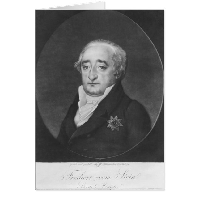 Baron Karl von Stein (Front)