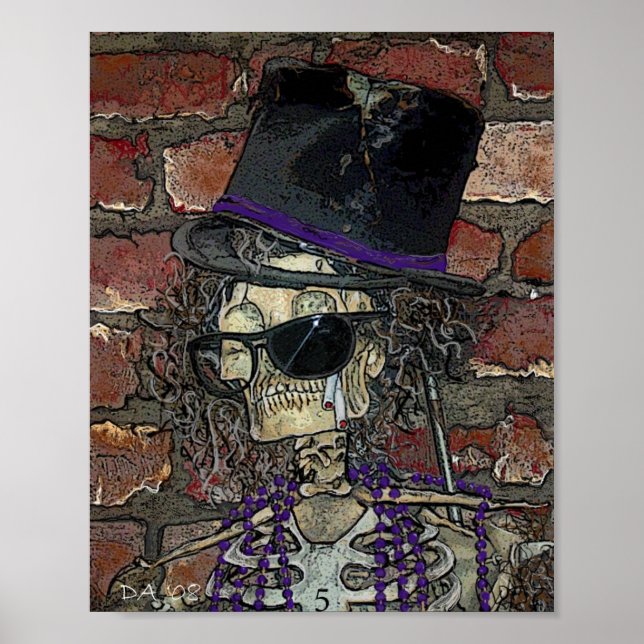 Baron Samedi, Voodoo Spirit of Death Poster (Front)
