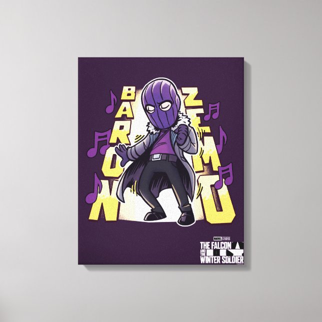 Baron Zemo Dance Groove Canvas Print (Front)