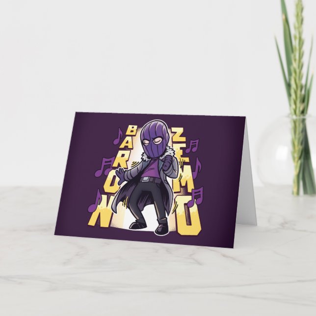 Baron Zemo Dance Groove Card (Front)