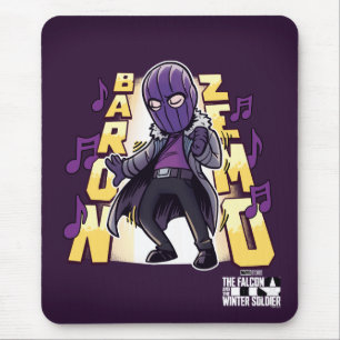 Baron Zemo Dance Groove Mouse Pad