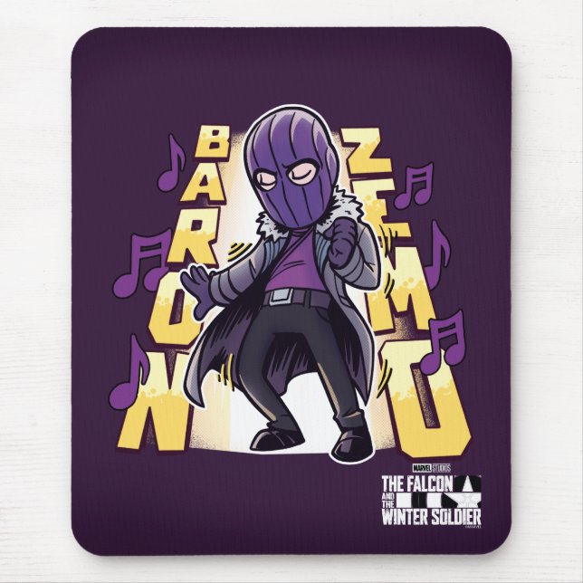 Baron Zemo Dance Groove Mouse Pad (Front)