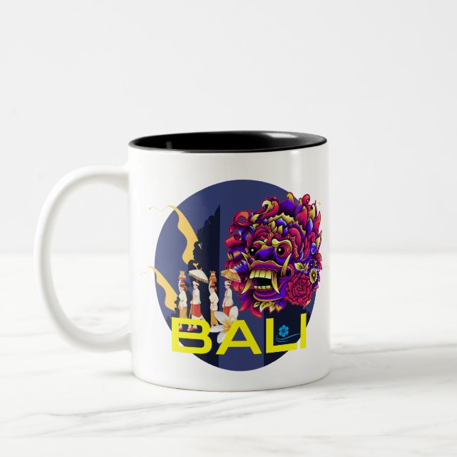 Barong Bali - Mug inspiré pour le plaisir mythique (Gauche)