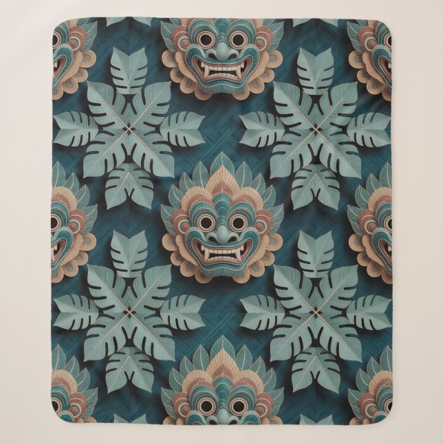 Barong Shadow Weave Sherpa Blanket (Front)
