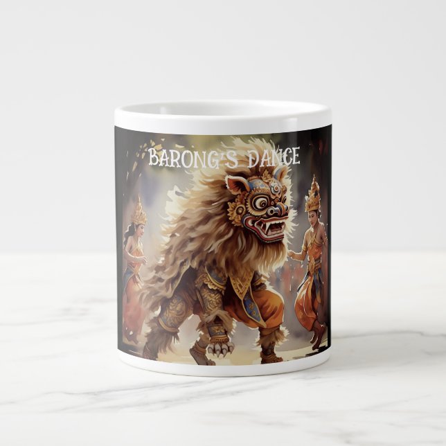 BARONG'S Dance Large Coffee Mug (Front)