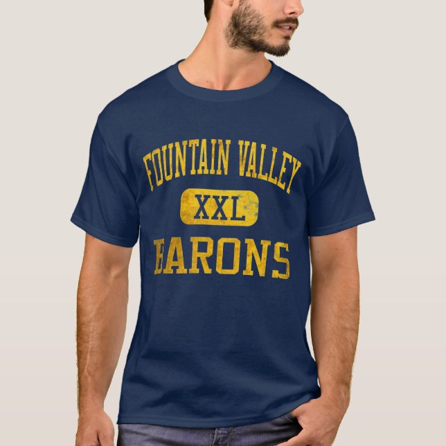 Barons Athletic T-shirt - bleu marine de FVHS (Devant)