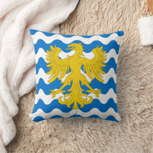 Barony of Aarquelle Populace Badge Throw Pillow
