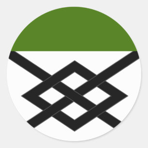 Barony of Altavia Populace Badge Classic Round Sticker