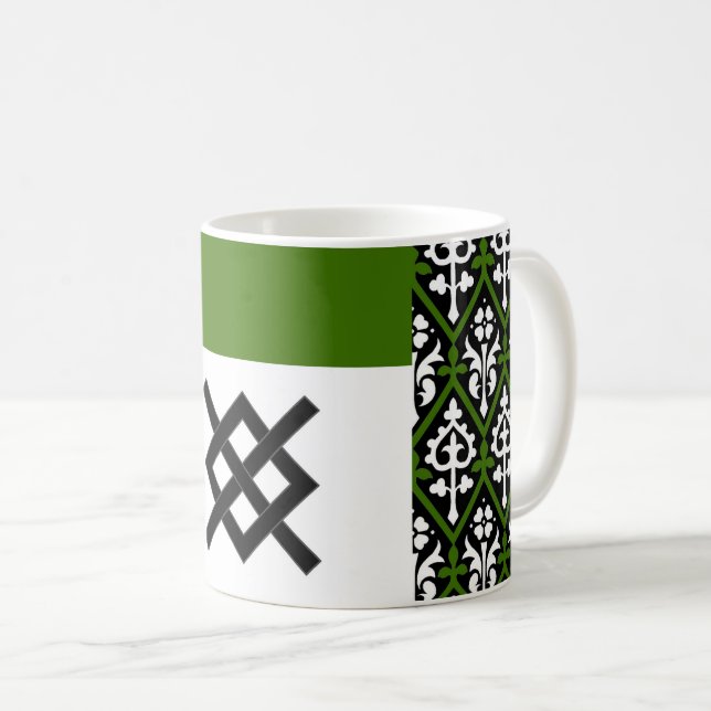 Barony of Altavia Populace Badge Coffee Mug (Front Right)