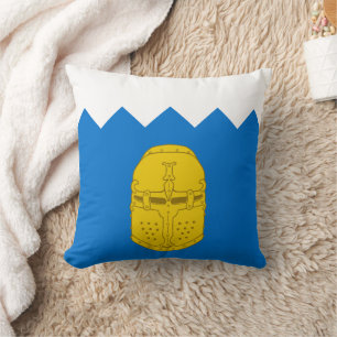 Barony of Bronzehelm Populace Badge Throw Pillow