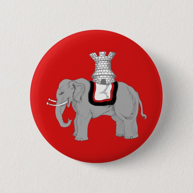 Barony of Cynnabar Populace Badge Button (Front)