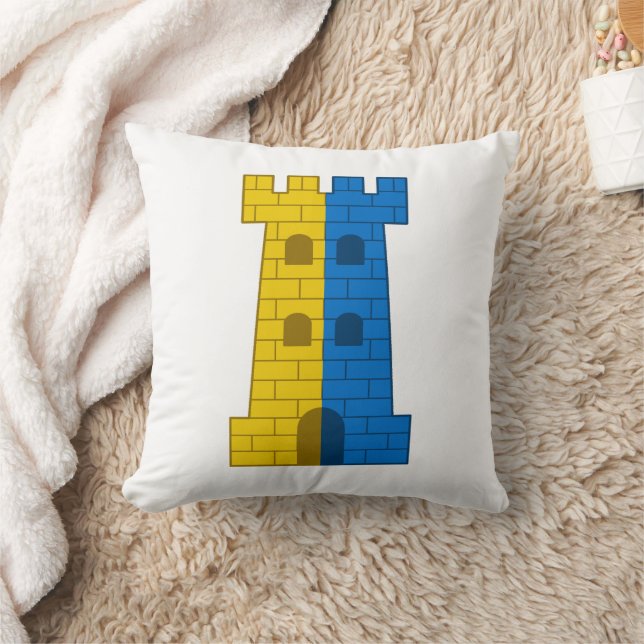 Barony of Dun Or Populace Badge Throw Pillow (Blanket)