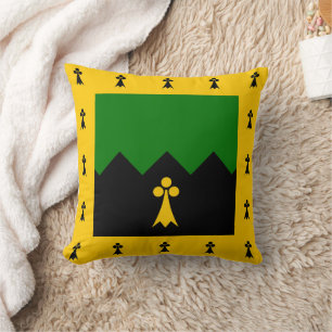 Barony of Granite Mountain Populace Badge Throw Pillow