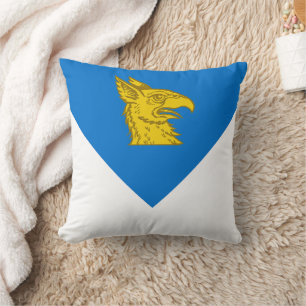 Barony of Gryphon's Lair Populace Badge Throw Pillow