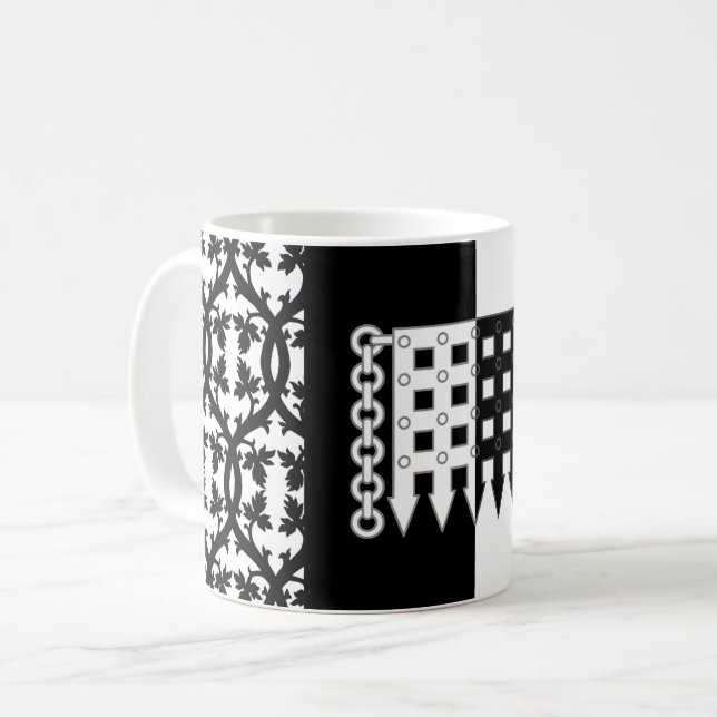 Barony of Lions Gate Populace Badge Coffee Mug (Front Left)
