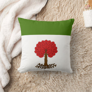 Barony of Myrgan Wood Populace Badge Throw Pillow