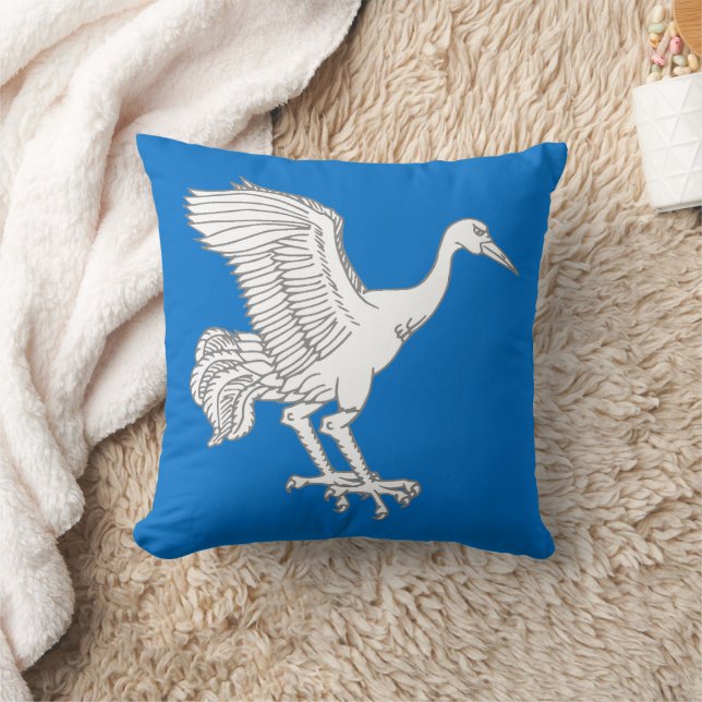 Barony of Sentinels' Keep Populace Badge Throw Pillow (Blanket)